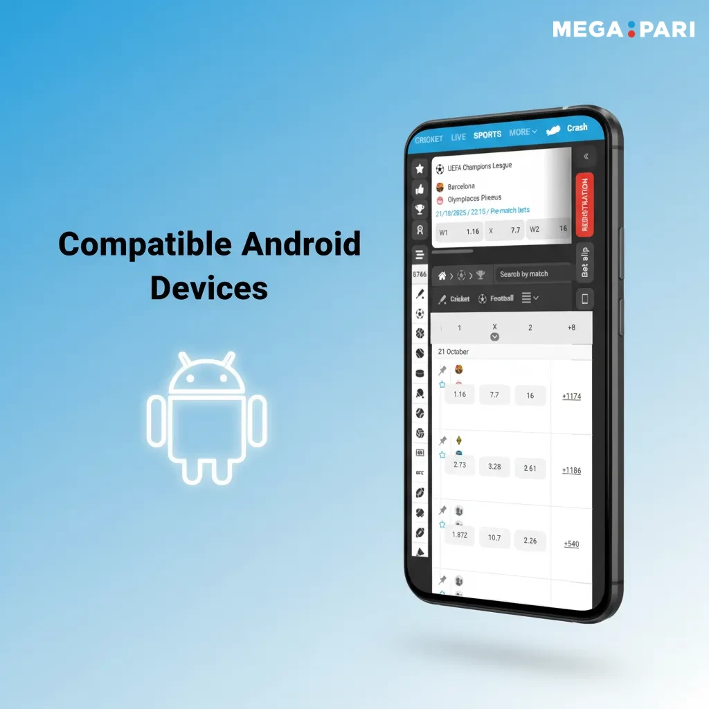 MegaPari APK compatible Android phones in Pakistan: Galaxy A14/A32/A54; Redmi Note 11/12/13; Realme C35; Infinix Hot 12.