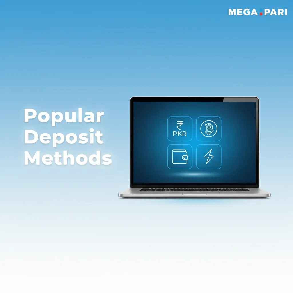 Popular PKR deposit methods in Pakistan: USDT-TRC20, BTC, Skrill, Neteller, Jeton, Visa/Mastercard, IBFT. Instant deposits.