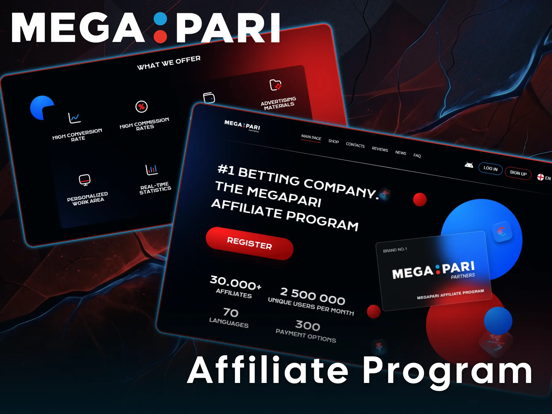 Join the high-paying MegaPari affiliate program and earn commissions easily.